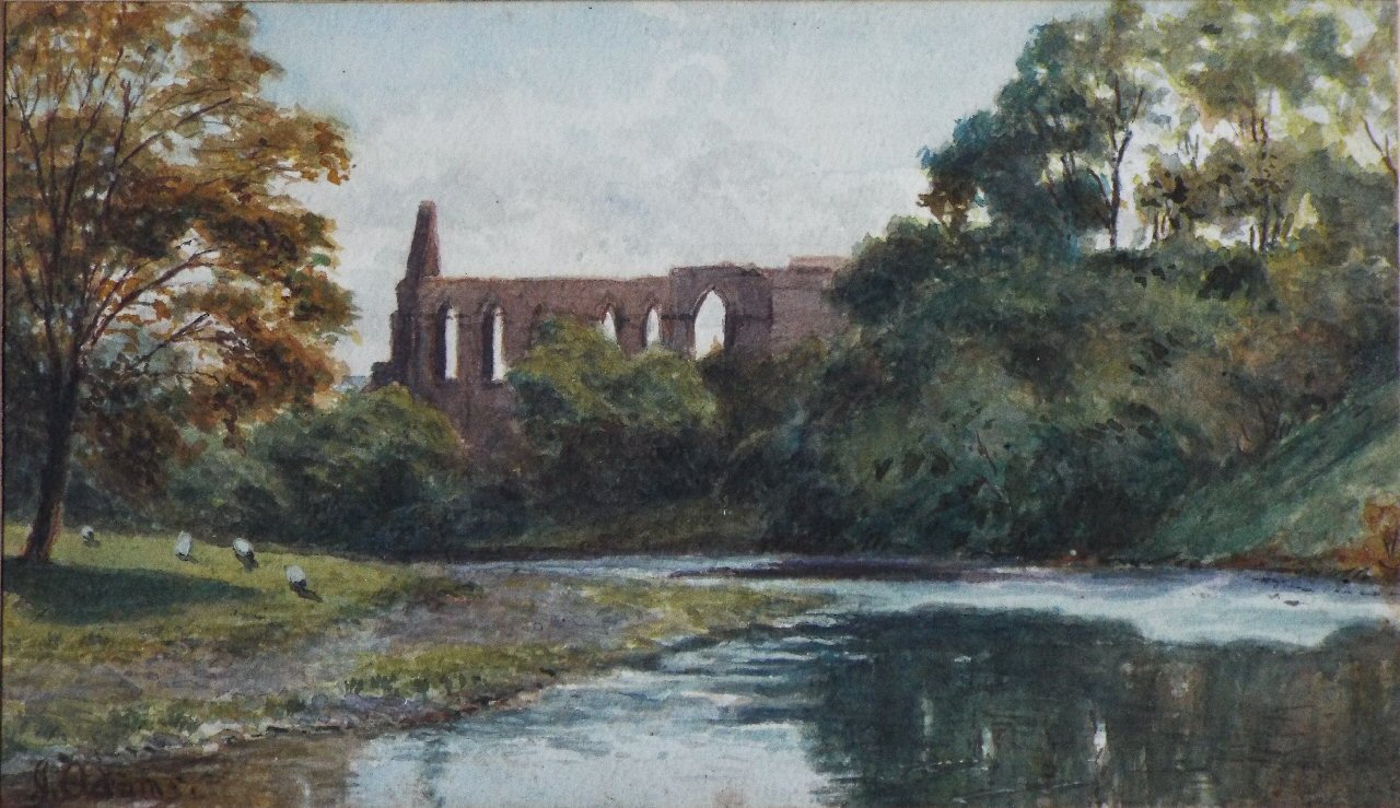 Watercolour - (Tintern Abbey)